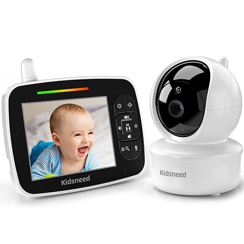 Momcozy Video Baby Monitor, 4.3 HD Baby Monitor with Camera and