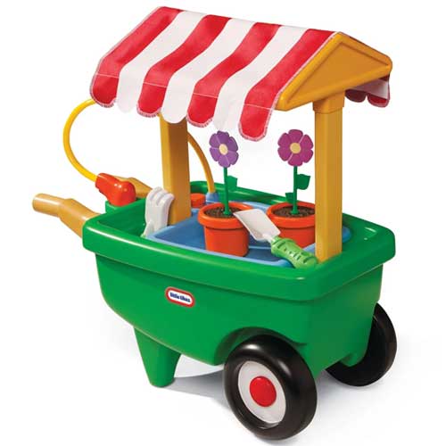 Little Tikes 2-In-1 Garden Cart And Wheelbarrow