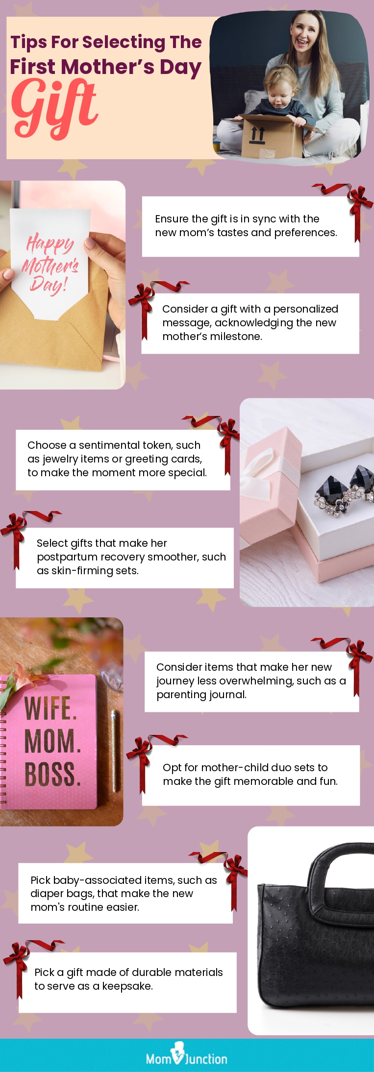 Points To Consider When Selecting The Right First Mother’s Day Gift (infographic)