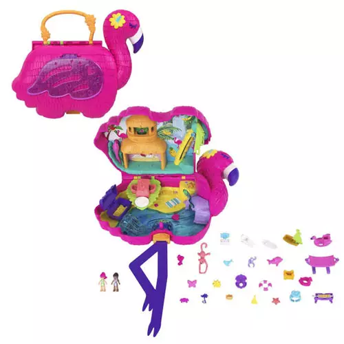 Polly Pocket Flamingo Party Playset