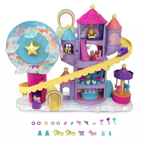 Polly Pocket Rainbow Funland Theme Park