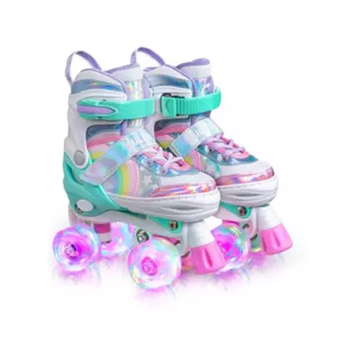 Sulifeel Rainbow Light-up Roller Skates