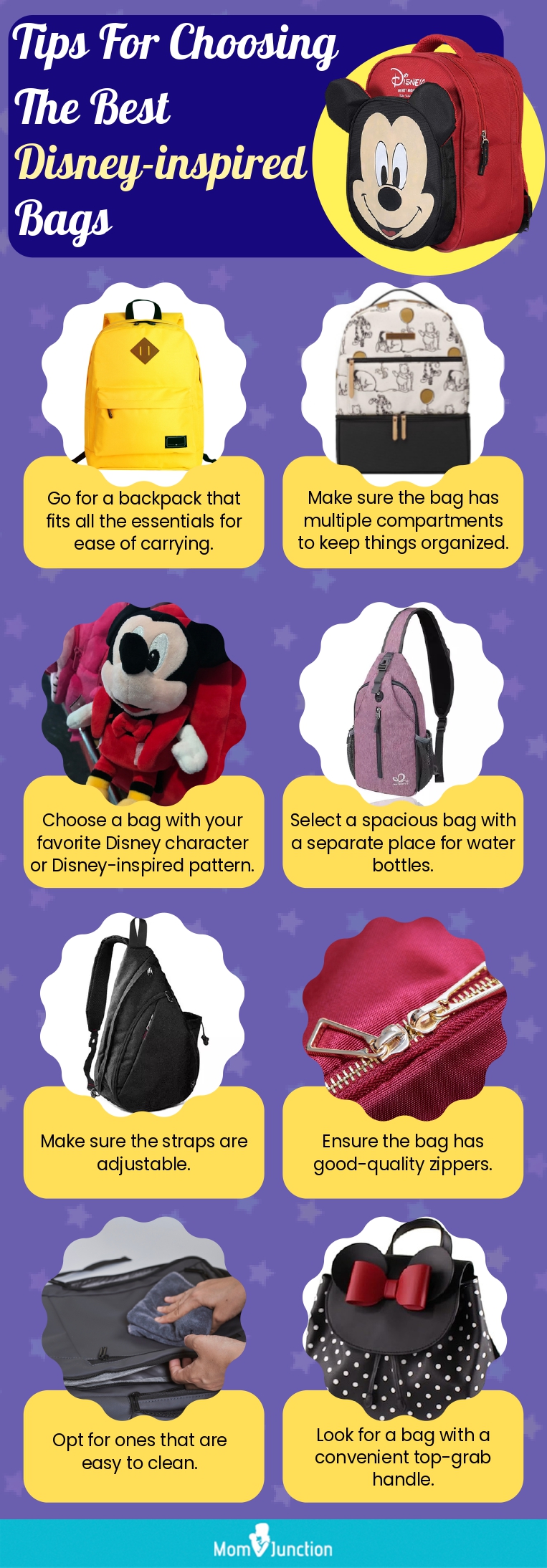 Tips For Choosing The Best Disney-inspired Bags (infographic)
