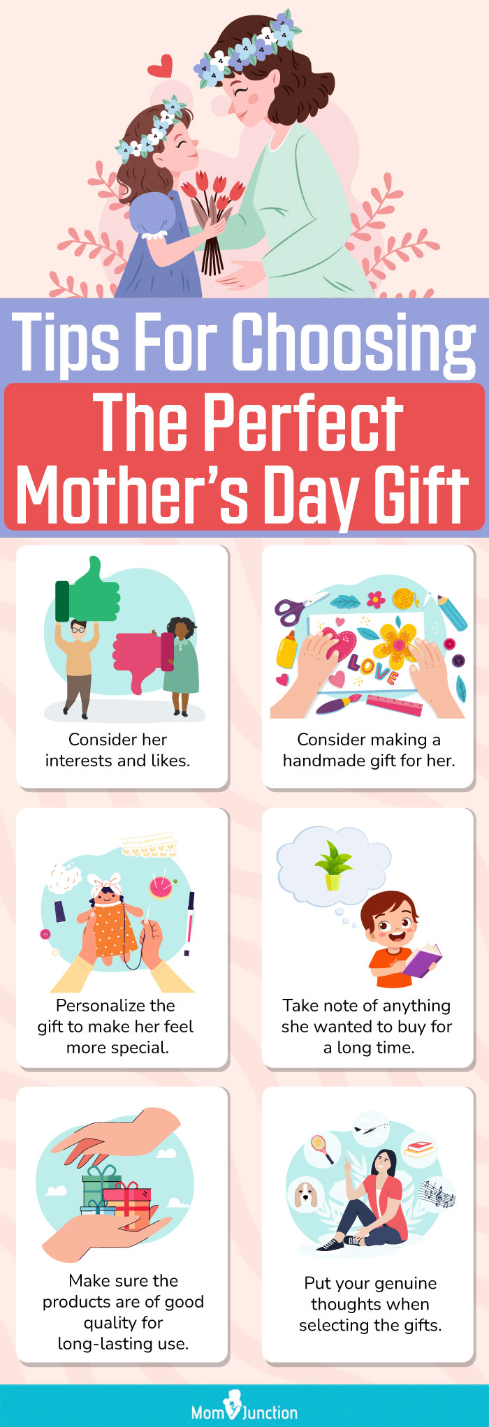 Tips For Choosing The Perfect Mother’s Day Gift (infographic)