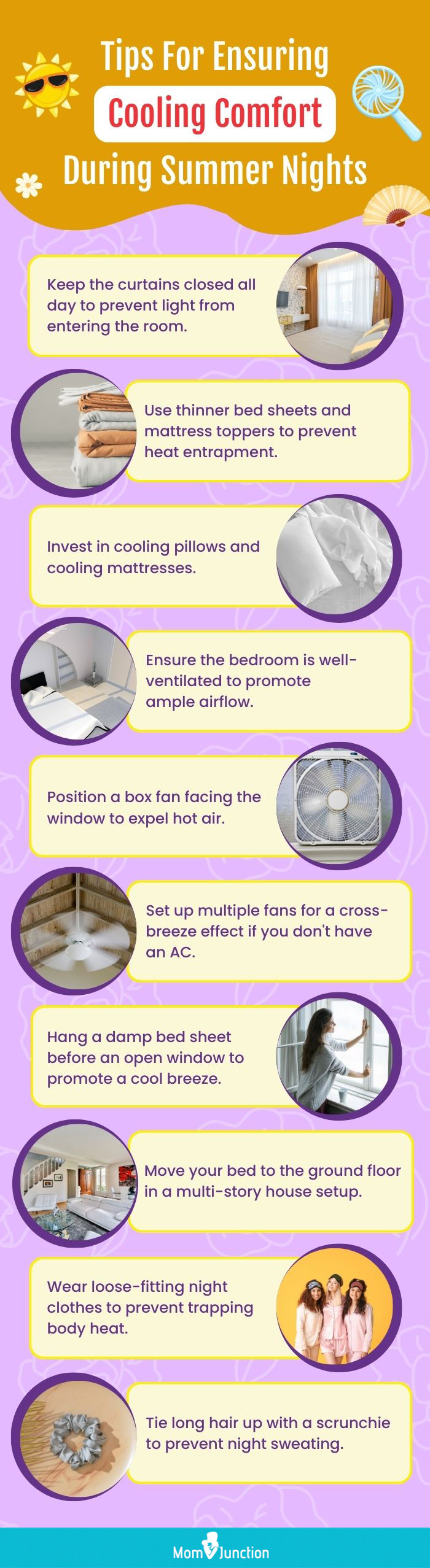 Tips For Ensuring Cooling Comfort During Summer Nights (infographic)