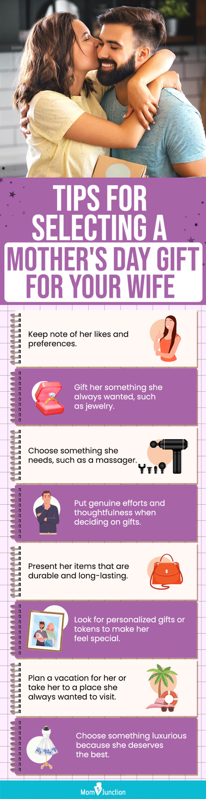 Tips For Selecting A Perfect Mother's Day Gift For Your Wife (infographic)