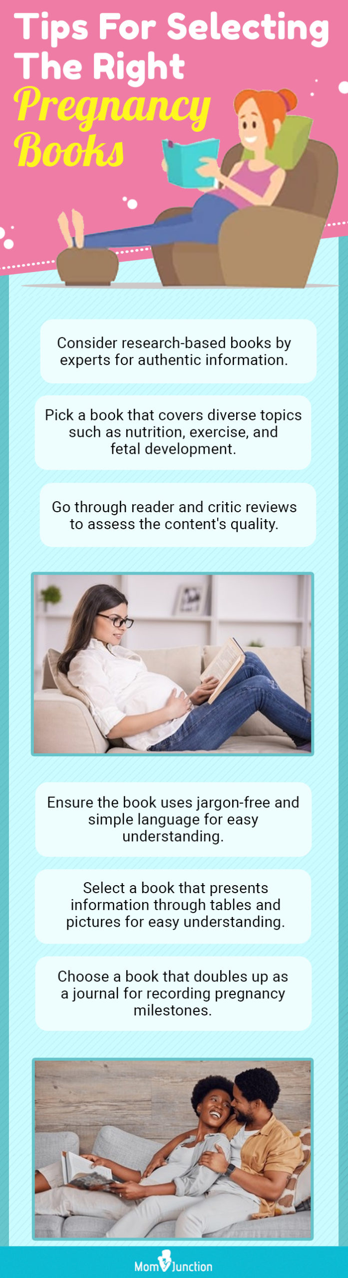 Tips For Selecting The Right Pregnancy Books (infographic)