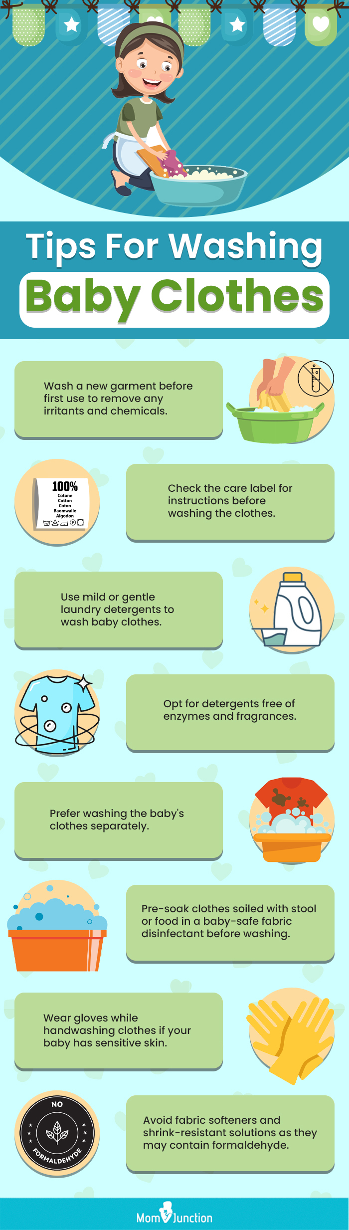 How to Wash Baby Clothes