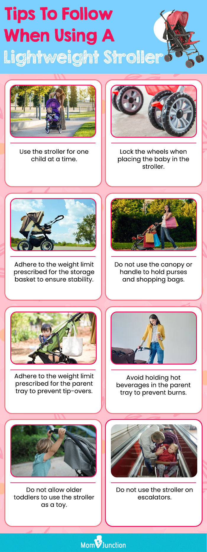 Tips To Follow When Using A Lightweight Stroller (infographic)