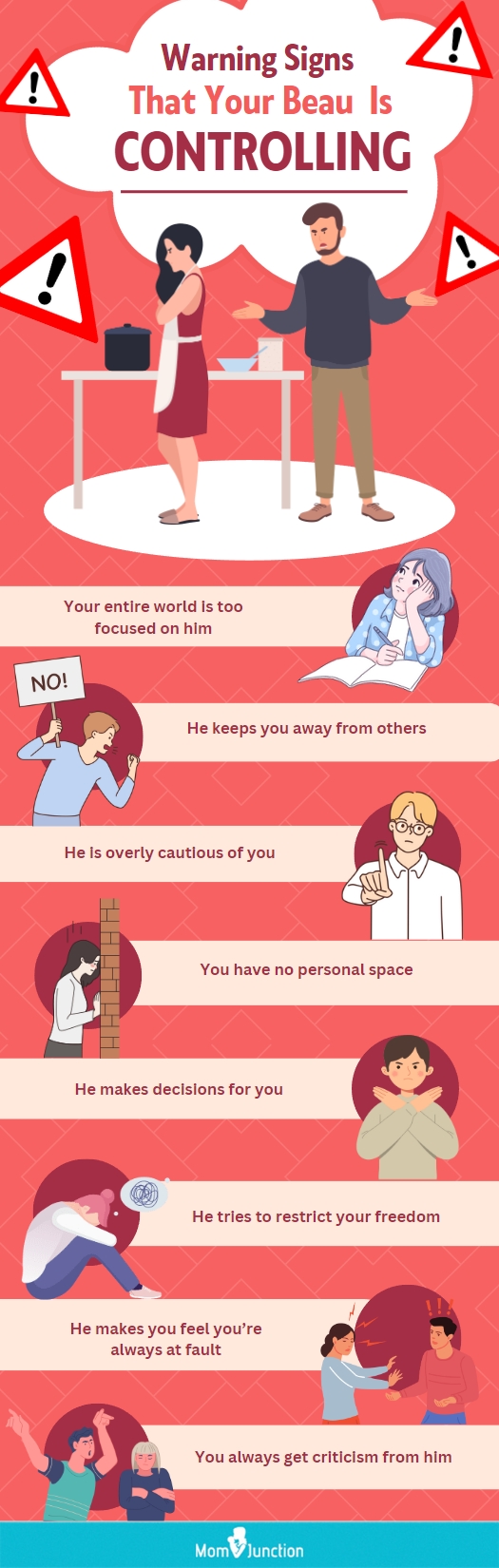warning signs that your beau is controlling (infographic)