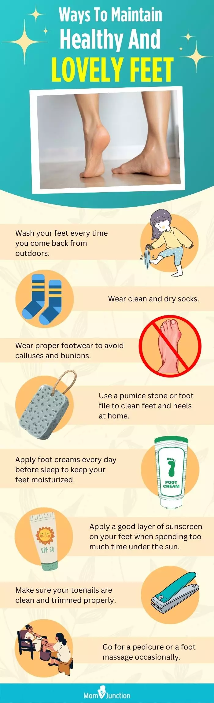 Ways To Maintain Healthy And Lovely Feet (infographic)