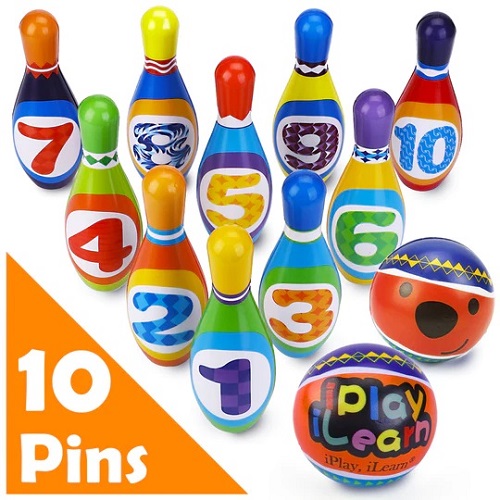 iPlay iLearn Kids Bowling Toys Set