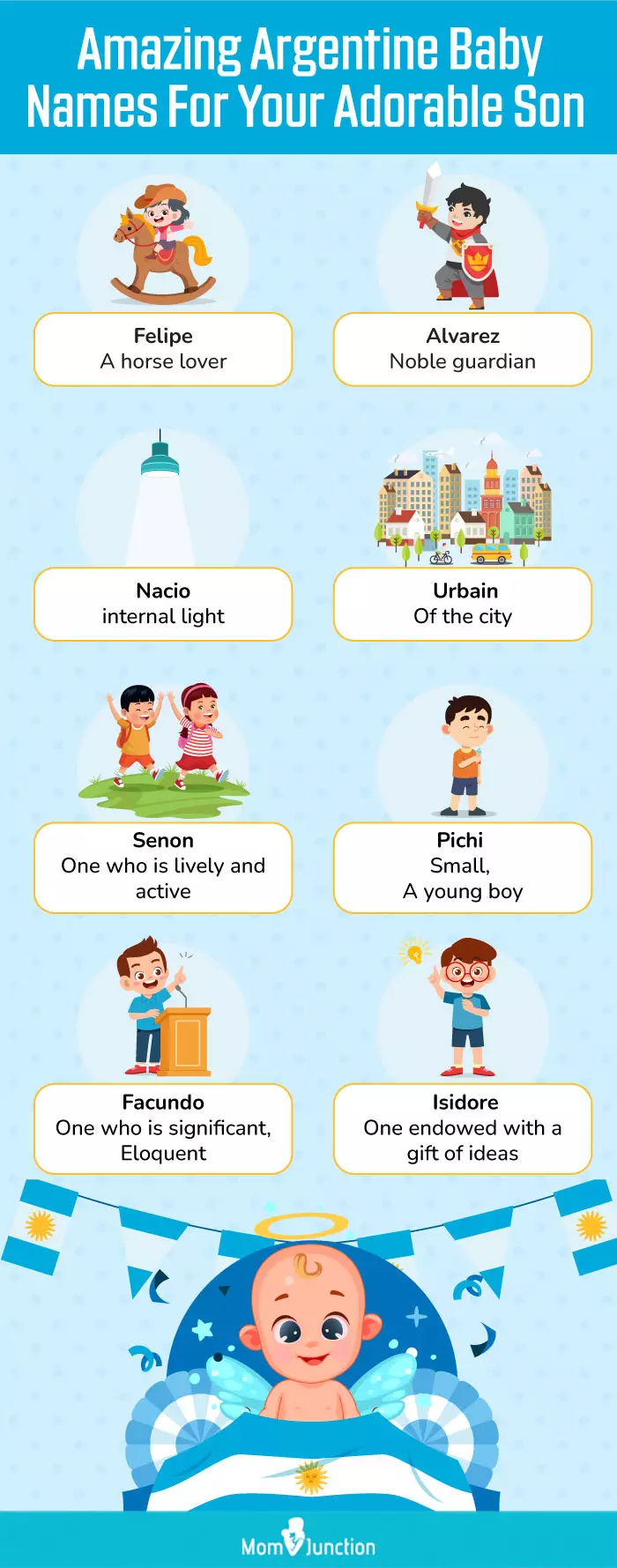 amazing argentine baby names for your adorable son (infographic)