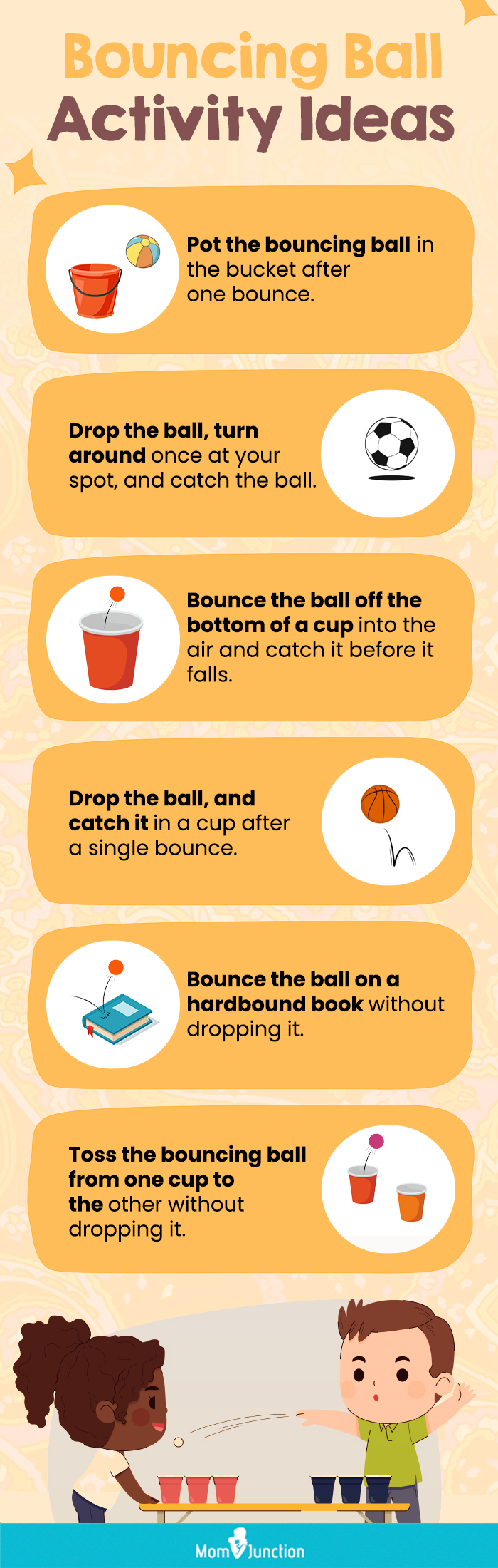 Bouncing Ball Activity Ideas (infographic)