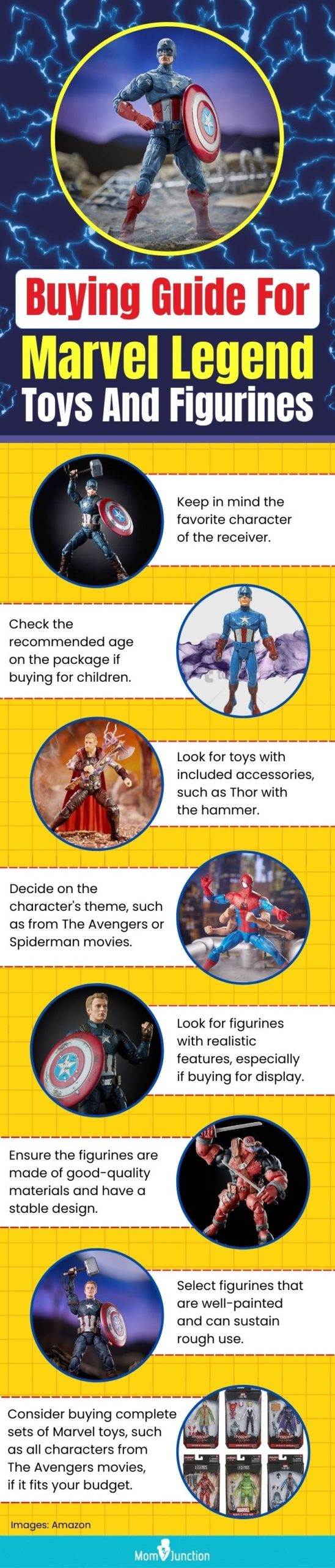 Buying Guide For Marvel Legend Toys And Figurines (infographic)
