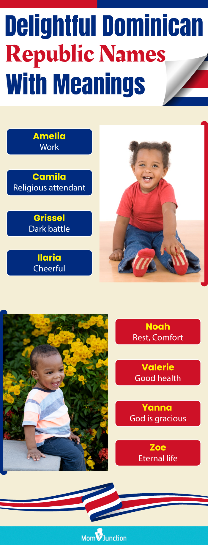delightful dominican republic names with meanings (infographic)