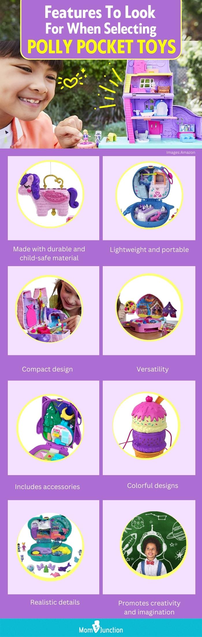 Features To Look For When Selecting Polly Pocket Toys (infographic)