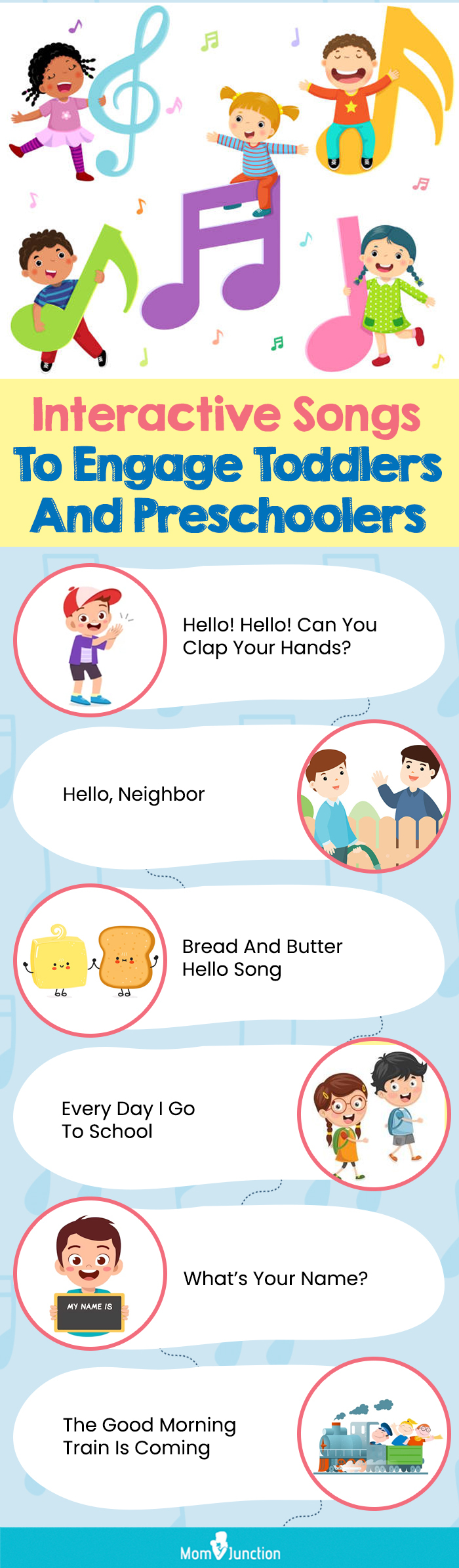 interactive songs to engage toddlers and preschoolers (infographic)