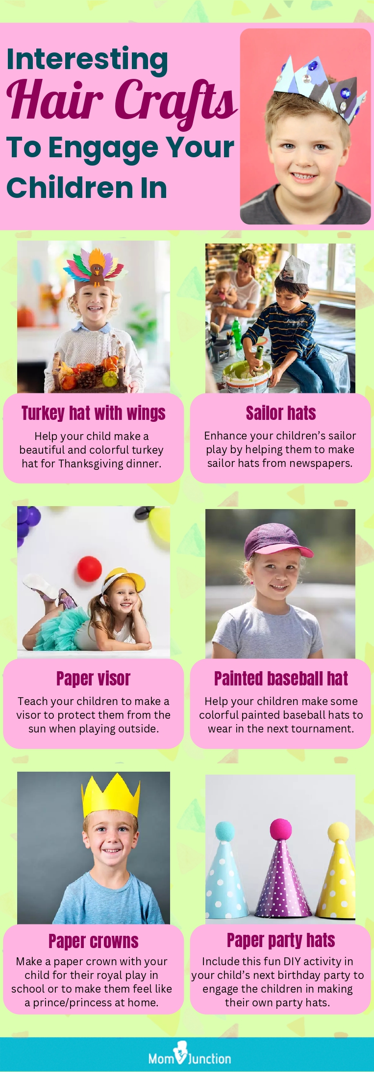 interesting hair crafts to engage your children in (infographic)