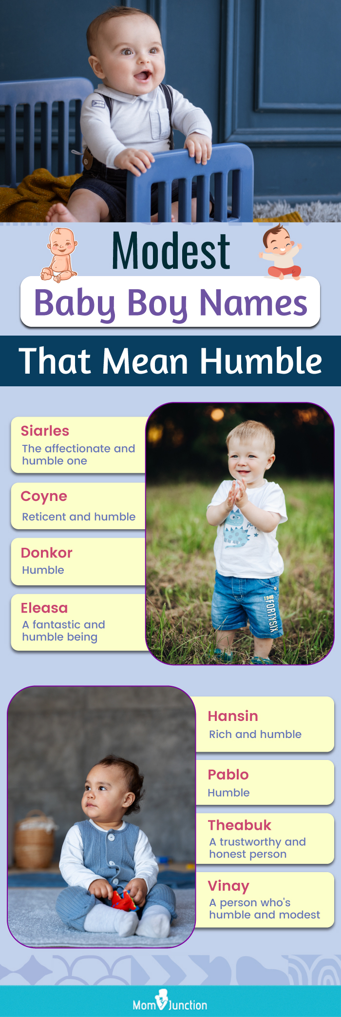 modest baby boy names that mean humble (infographic)