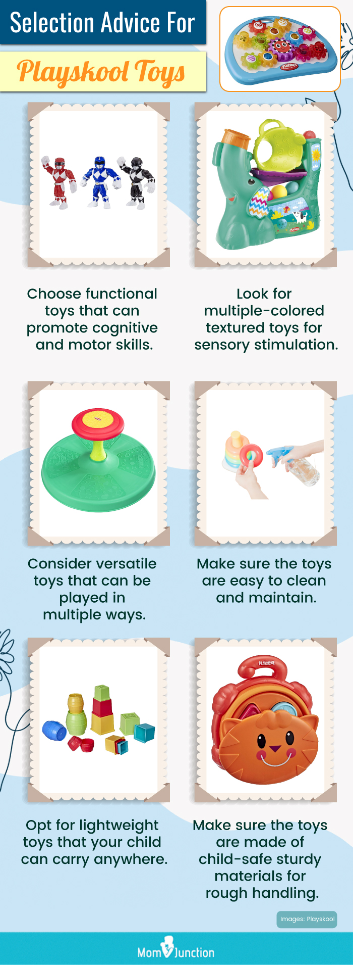 Selection Advice For Playskool Toys (infographic)