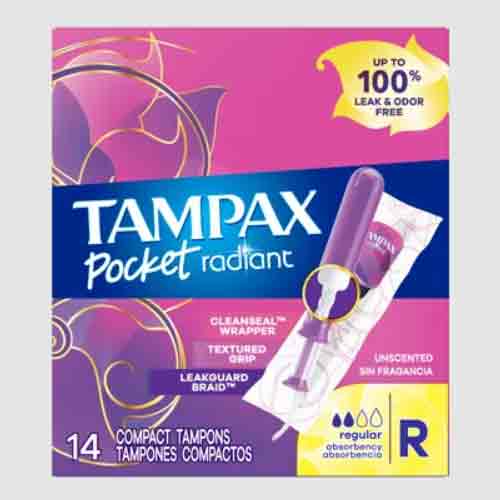Tampax Pearl Active Plastic Tampons
