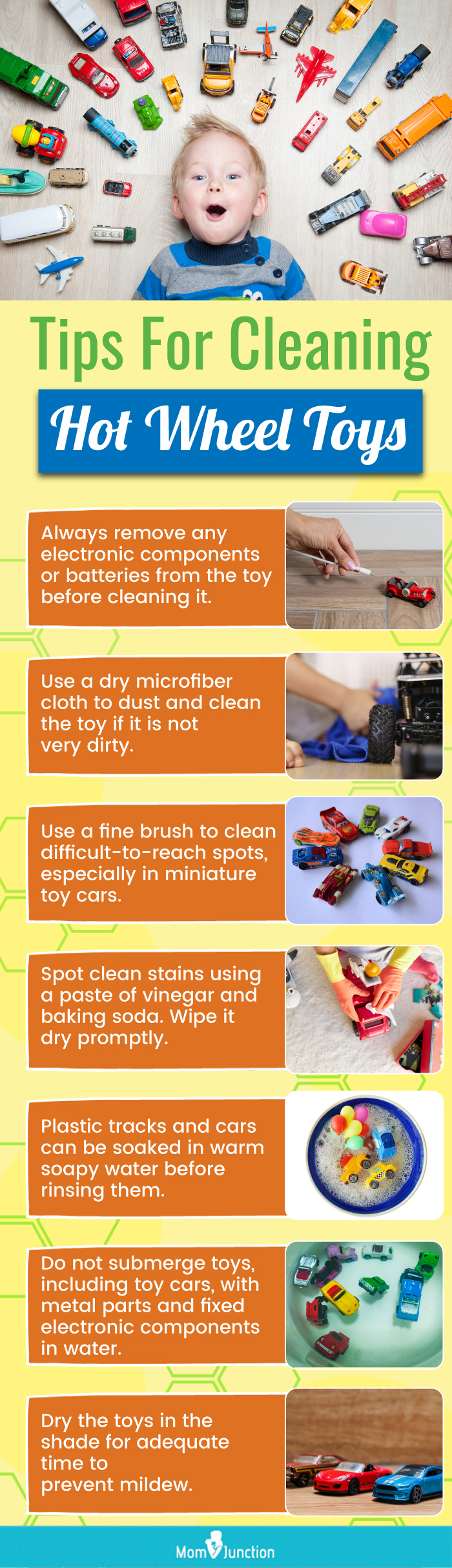 Tips For Cleaning Hot Wheel Toys (infographic)
