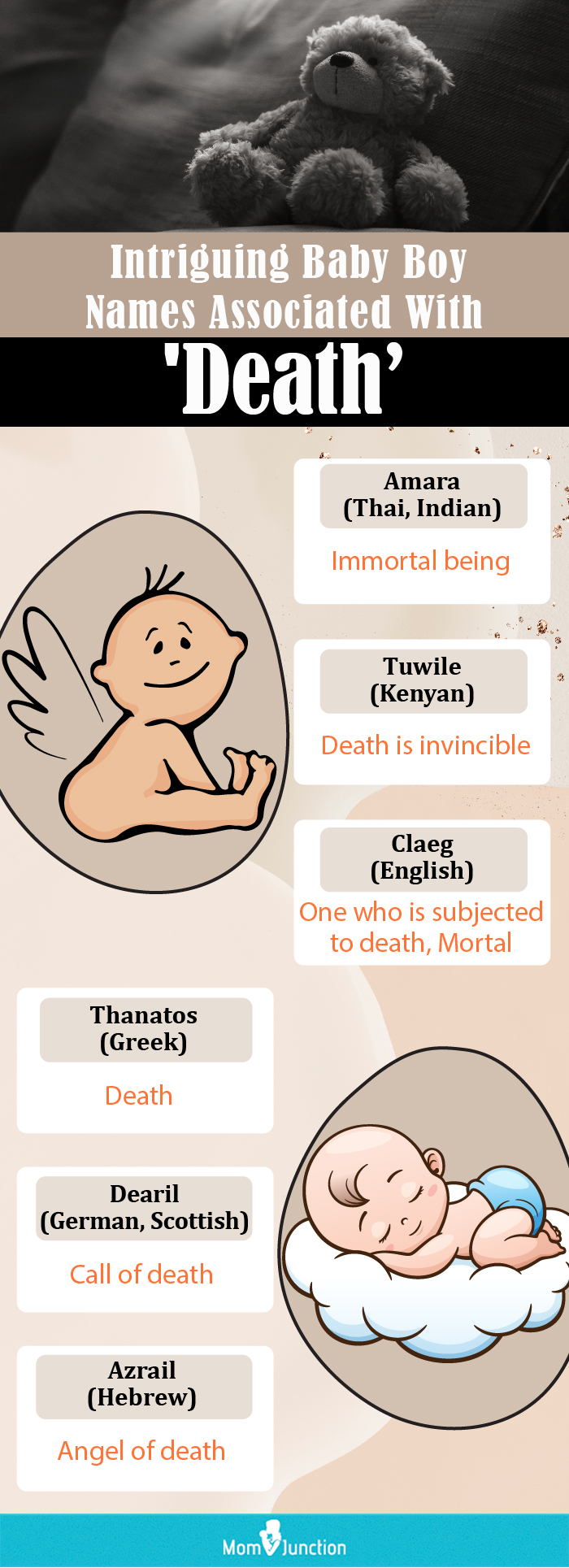 enigmatic baby boy names that mean death (infographic)
