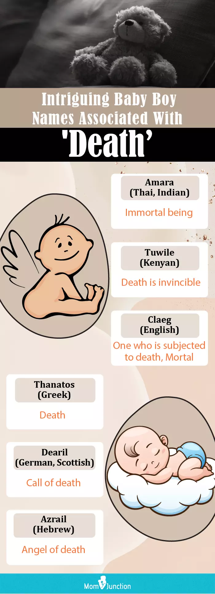 enigmatic baby boy names that mean death (infographic)