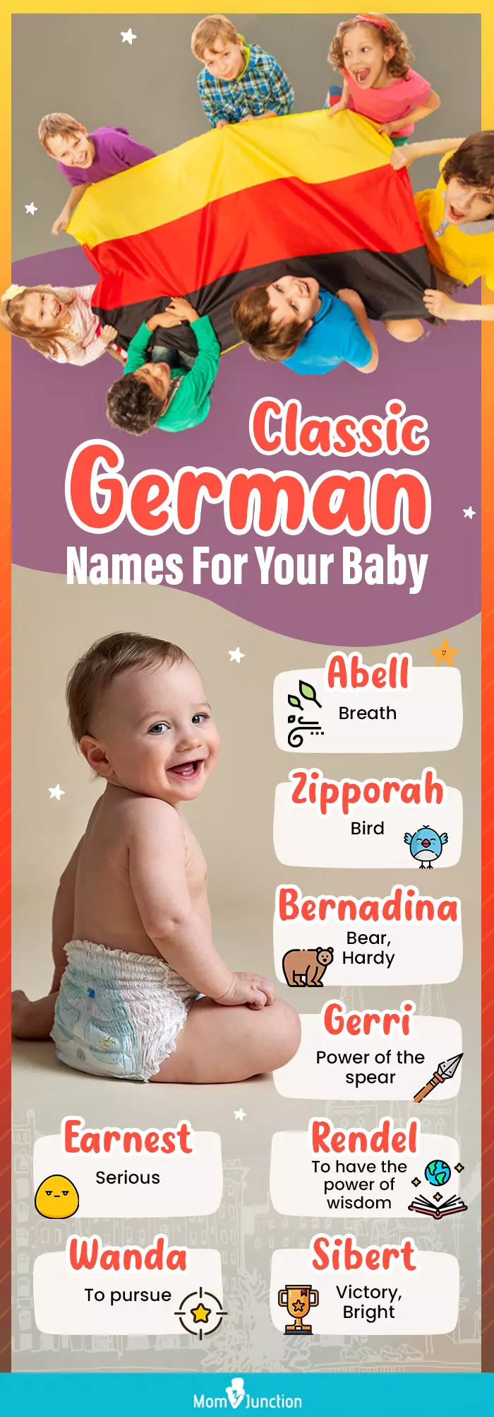 classic german names for your baby (infographic)
