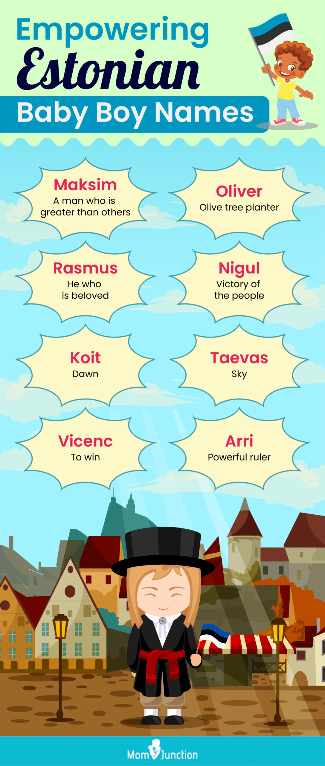 empowering estonian baby boy names (infographic)