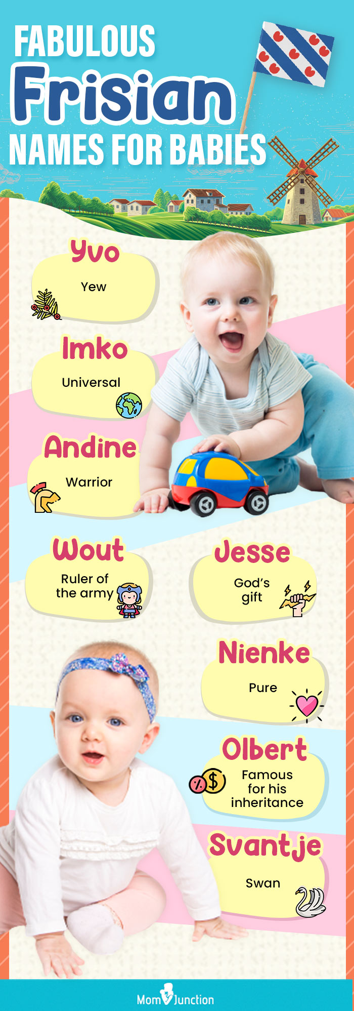 fabulous frisian names for babies (infographic)