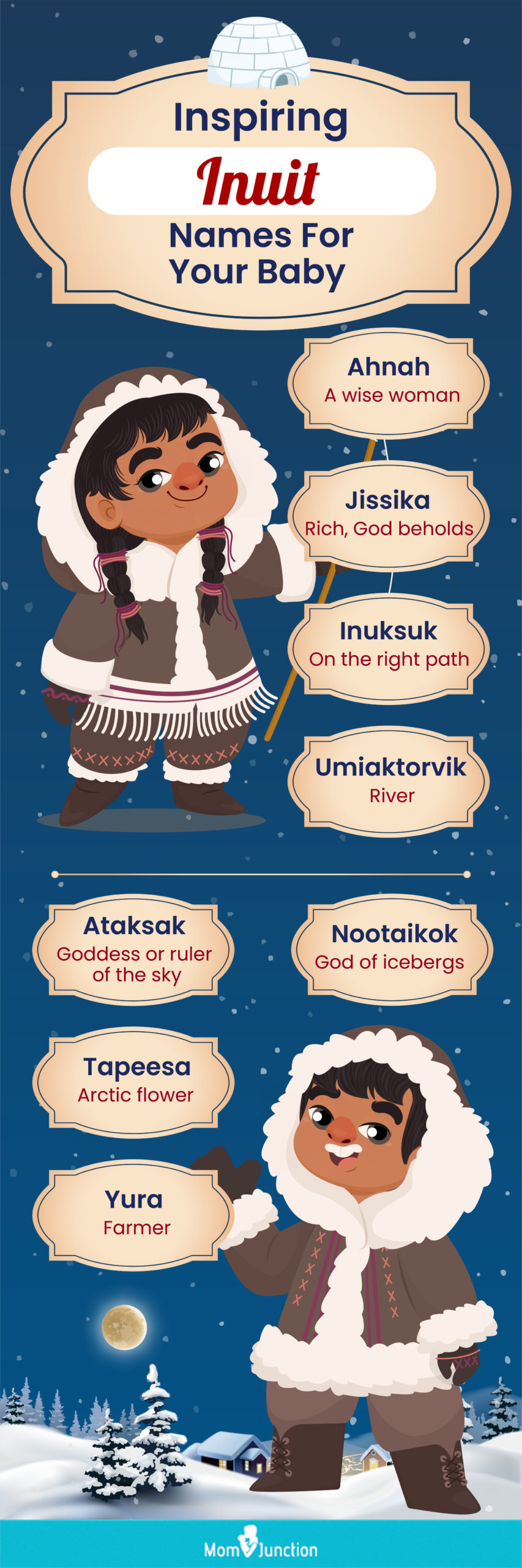 inspiring inuit names for your baby (infographic)