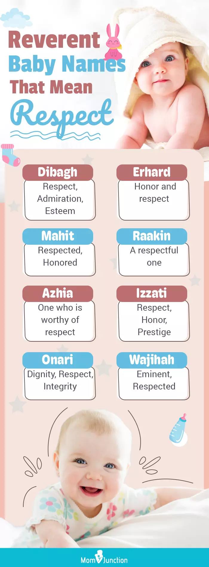 reverent baby names that mean respect (infographic)