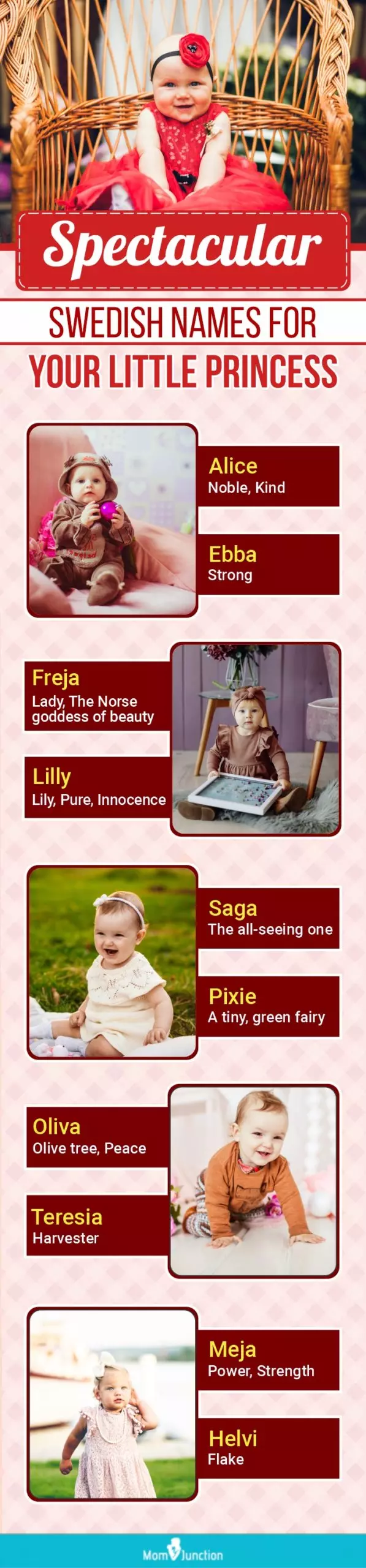 spectacular swedish names for your little princess (infographic)