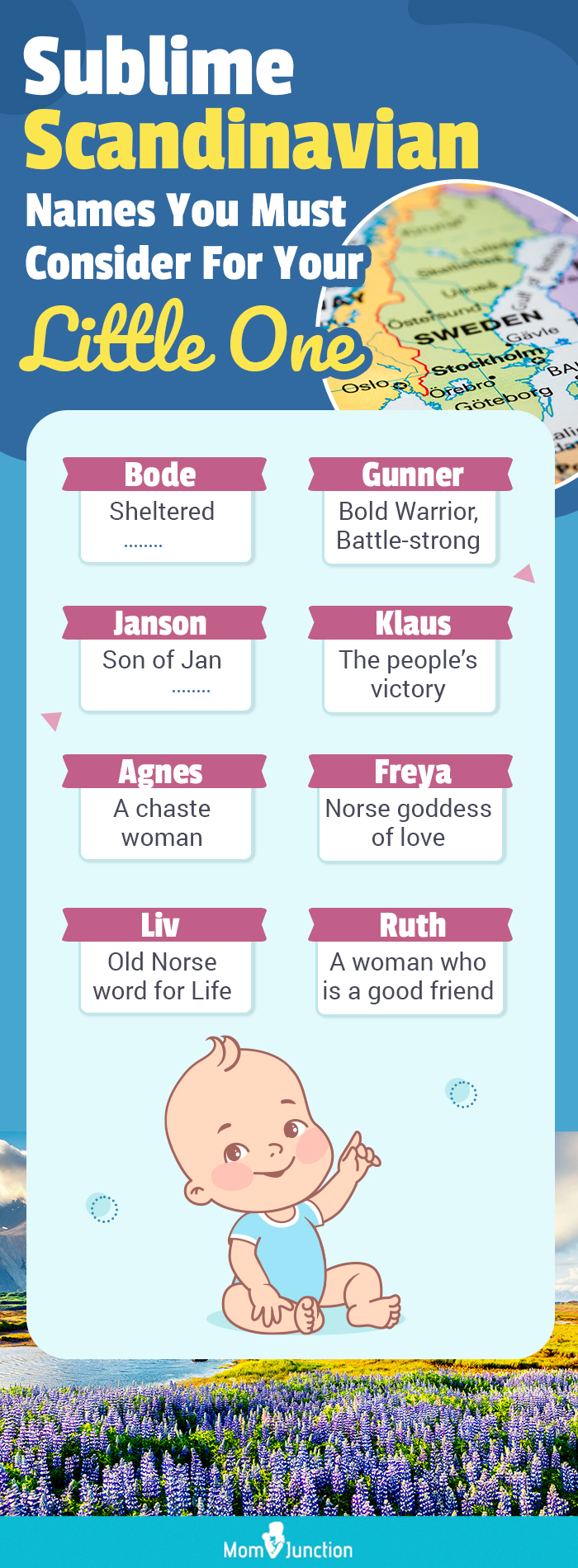 sublime scandinavian names you must consider for your little one (infographic)