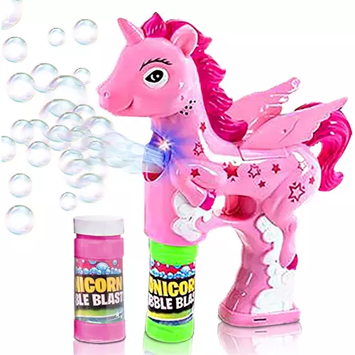 ArtCreativity Pink Unicorn Bubble Blaster