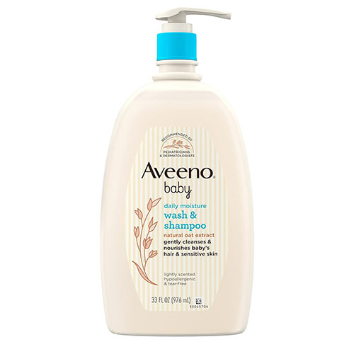 Aveeno Baby Daily Moisture Gentle Bath Wash And Shampoo