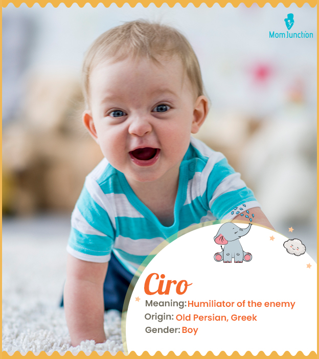 Ciro Meaning Origin History And Popularity MomJunction