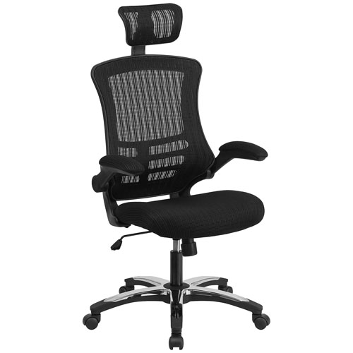 Flash Furniture High Back Office Chair With Adjustable Headrest
