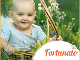 Fortunato, meaning fortunate