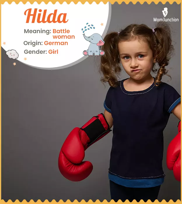 Hilda means battle woman