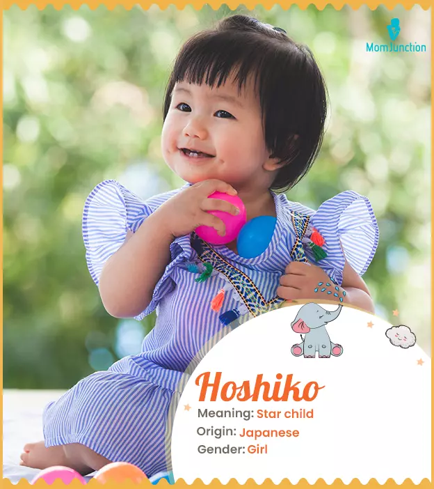 Hoshiko, meaning star child