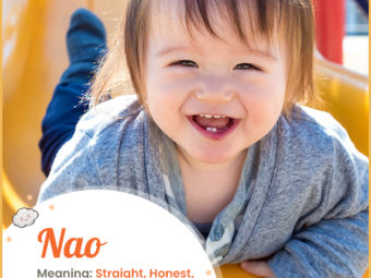 Nao means straight, direct.