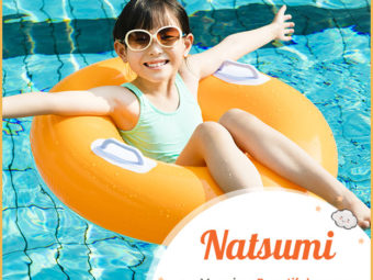 Natsumi means summer, beautiful