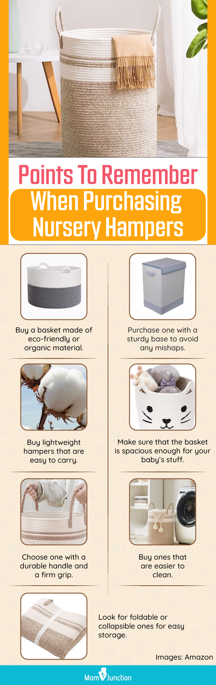 Points To Remember When Purchasing Nursery Hampers (infographic)
