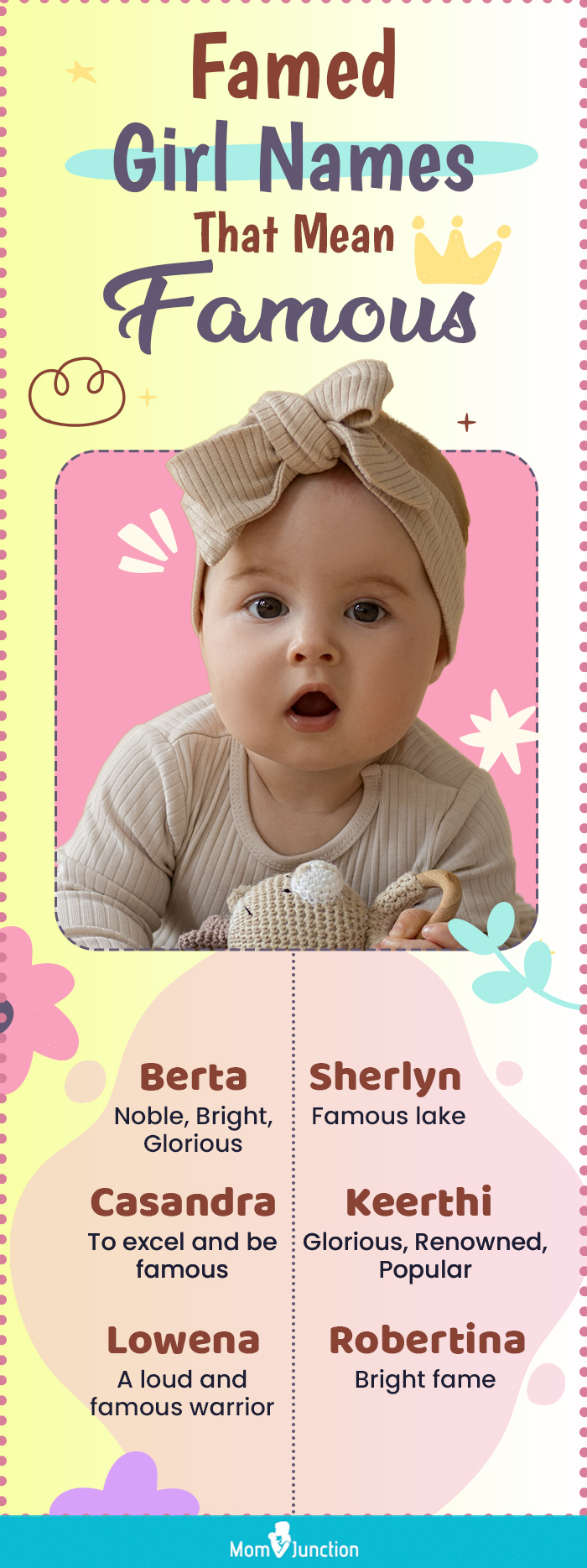 182 Baby Girl Names That Mean Famous | MomJunction