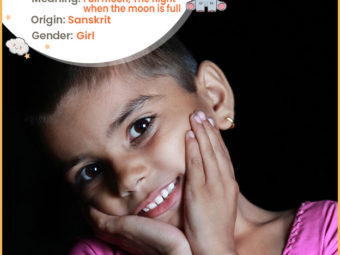 Purnima meaning Full moon, The night when the moon is full