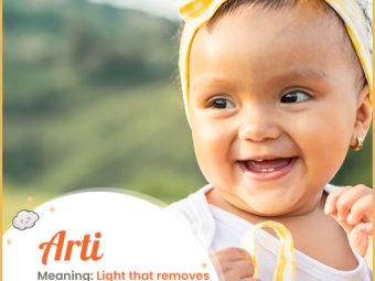 Arti means light that removes darkness