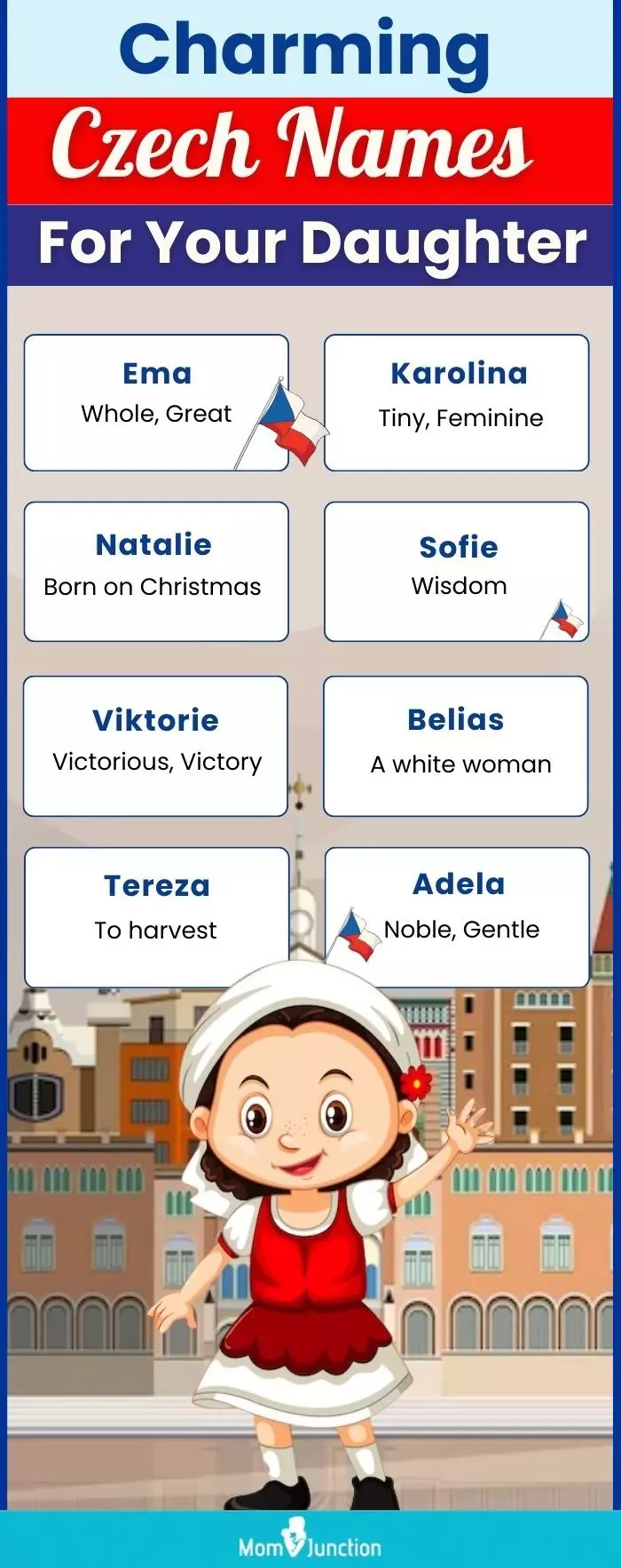 charming czech names for your daughter (infographic)